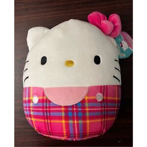 Hello Kitty 6.5” Flannel HTF Original Squishmallows Plush
